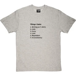 Things I Hate T-Shirt -Tshirt Store things i hate tshirt 1 lightoxfordtshirt