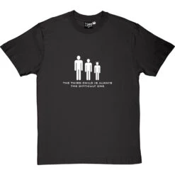 The Third Child Is Always The Difficult One T-Shirt -Tshirt Store thirdchild 2 charcoaltshirt