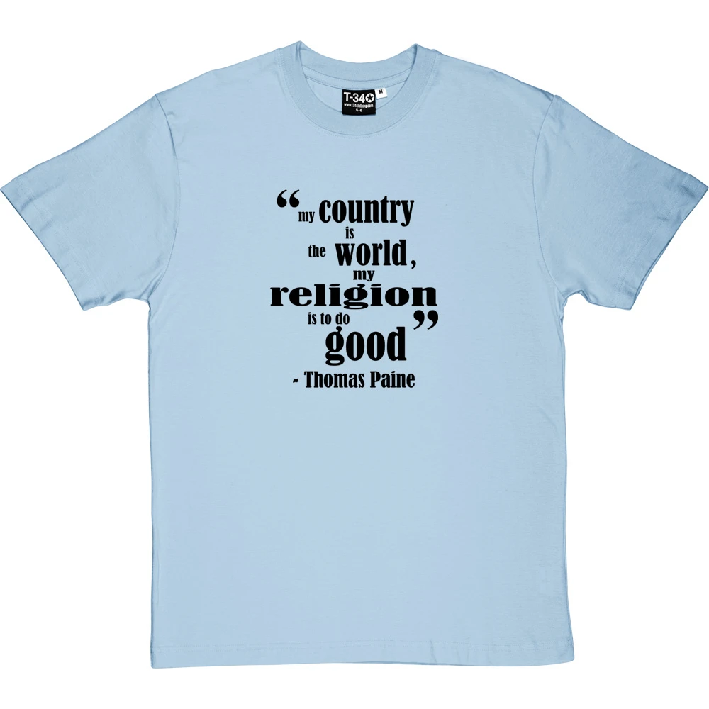 Thomas Paine "Religion" T-Shirt 7 Thomas Paine "Religion" T-Shirt - Image 7