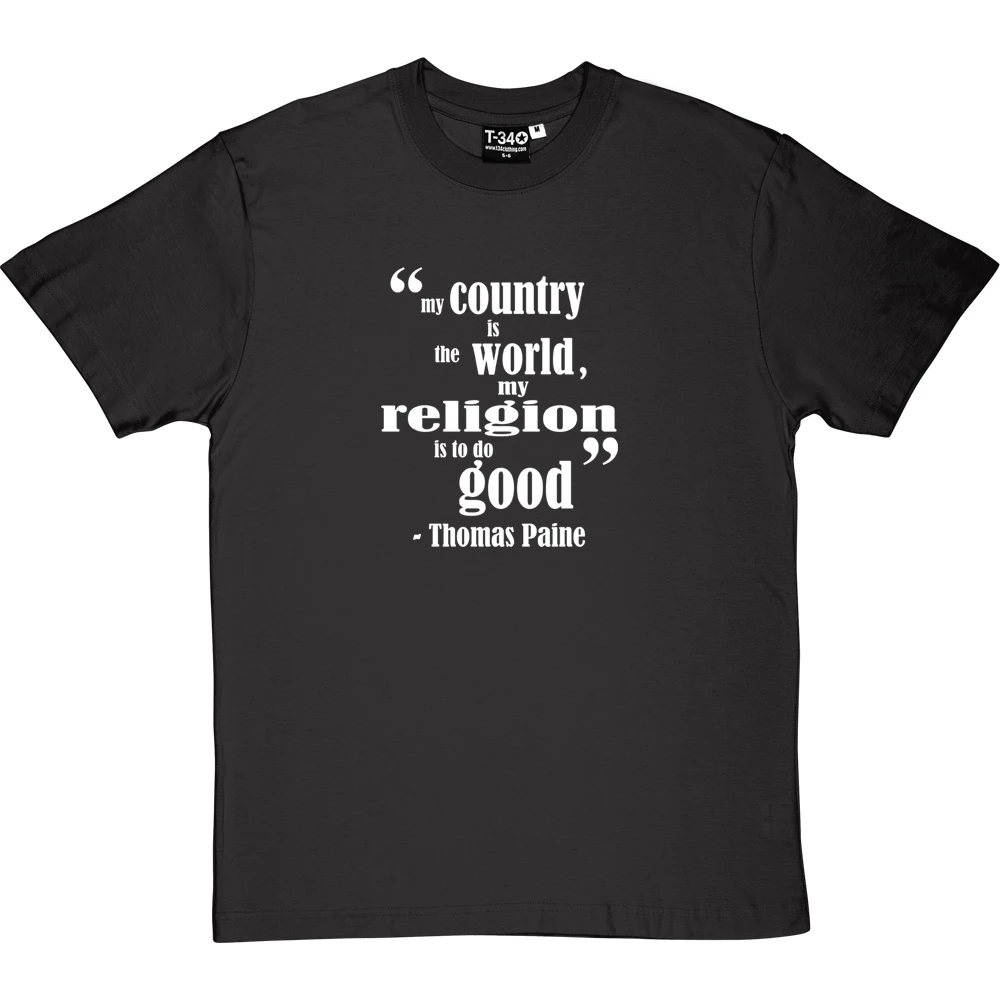Thomas Paine "Religion" T-Shirt 15 Thomas Paine "Religion" T-Shirt - Image 15