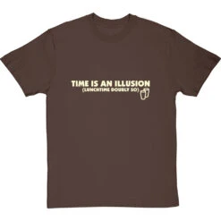 Time Is An Illusion (Lunchtime Doubly So) T-Shirt -Tshirt Store time is an illusion tshirt 158 hazelnuttshirt