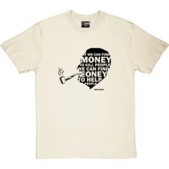 Tony Benn "Money" Quote T-Shirt -Tshirt Store tony benn money tshirt naturaltshirt