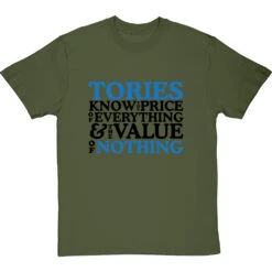 Tories Know The Price Of Everything And The Value Of Nothing T-Shirt -Tshirt Store tories know the price of everything tshirt 1 olivetshirt