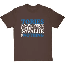 Tories Know The Price Of Everything And The Value Of Nothing T-Shirt -Tshirt Store tories know the price of everything tshirt 2 hazelnuttshirt