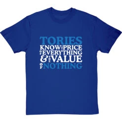 Tories Know The Price Of Everything And The Value Of Nothing T-Shirt -Tshirt Store tories know the price of everything tshirt 2 royalbluetshirt