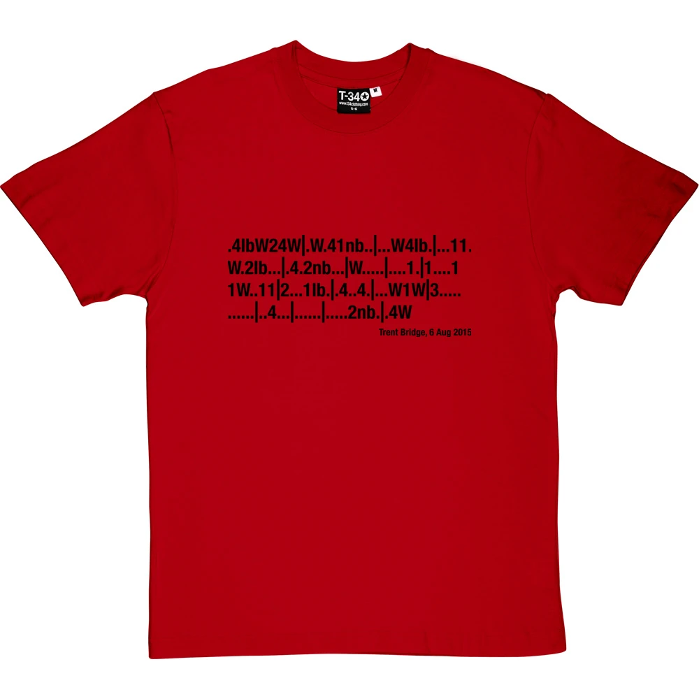 Trent Bridge, 6 August 2015 T-Shirt 8 Trent Bridge, 6 August 2015 T-Shirt - Image 8