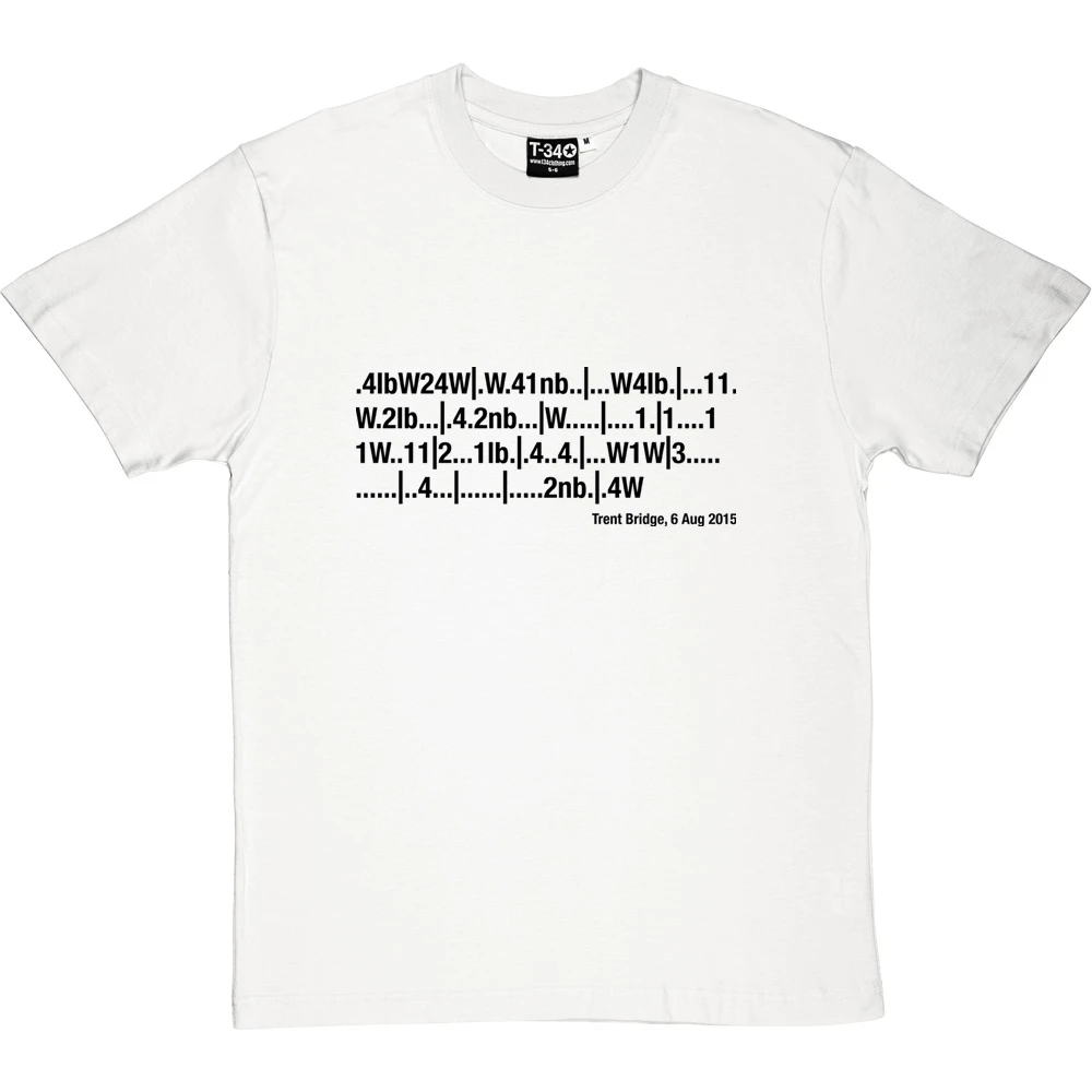 Trent Bridge, 6 August 2015 T-Shirt 13 Trent Bridge, 6 August 2015 T-Shirt - Image 13