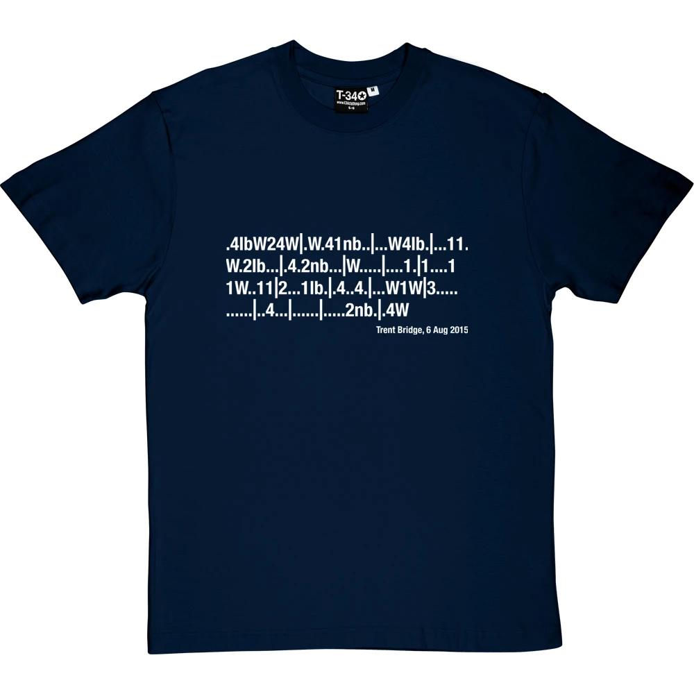 Trent Bridge, 6 August 2015 T-Shirt 11 Trent Bridge, 6 August 2015 T-Shirt - Image 11