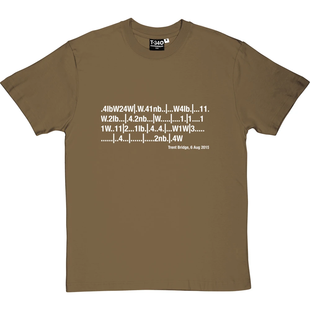 Trent Bridge, 6 August 2015 T-Shirt 2 Trent Bridge, 6 August 2015 T-Shirt - Image 2