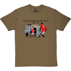 The Pitchside Monitor T-Shirt -Tshirt Store trevillion caution tshirt 1 olivetshirt