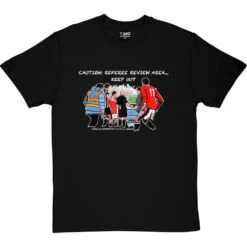 The Pitchside Monitor T-Shirt -Tshirt Store trevillion caution tshirt 2 blacktshirt