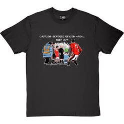 The Pitchside Monitor T-Shirt -Tshirt Store trevillion caution tshirt 2 charcoaltshirt