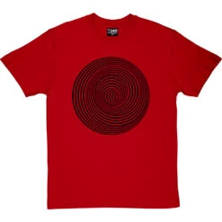 Psychedelic Circles T-Shirt -Tshirt Store trippy circles tshirt 1 redtshirt