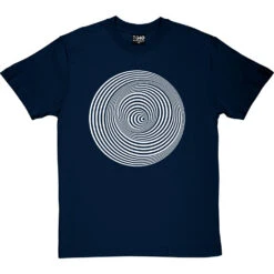 Psychedelic Circles T-Shirt -Tshirt Store trippy circles tshirt 2 navybluetshirt