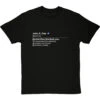 Personalised Twitter Blocked Message T-Shirt