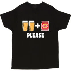 Two Pints Of Lager And A Packet Of Crisps, Please T-Shirt -Tshirt Store two pints of lager and apacket of crisps please tshirt 2 black mens v neck tshirt