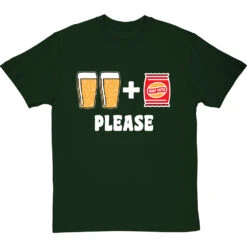 Two Pints Of Lager And A Packet Of Crisps, Please T-Shirt -Tshirt Store two pints of lager and apacket of crisps please tshirt 2 bottlegreentshirt