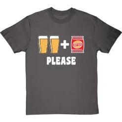 Two Pints Of Lager And A Packet Of Crisps, Please T-Shirt -Tshirt Store two pints of lager and apacket of crisps please tshirt 2 charcoaltshirt