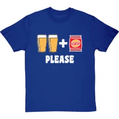 Two Pints Of Lager And A Packet Of Crisps, Please T-Shirt -Tshirt Store two pints of lager and apacket of crisps please tshirt 2 royalbluetshirt