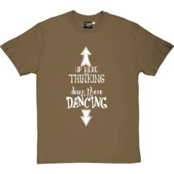 Up Here For Thinking T-Shirt -Tshirt Store up here for thinking tshirt 2 olivetshirt