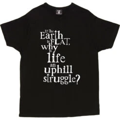 Why Is Life An Uphill Struggle? T-Shirt -Tshirt Store uphill struggle tshirt 2 black mens v neck tshirt