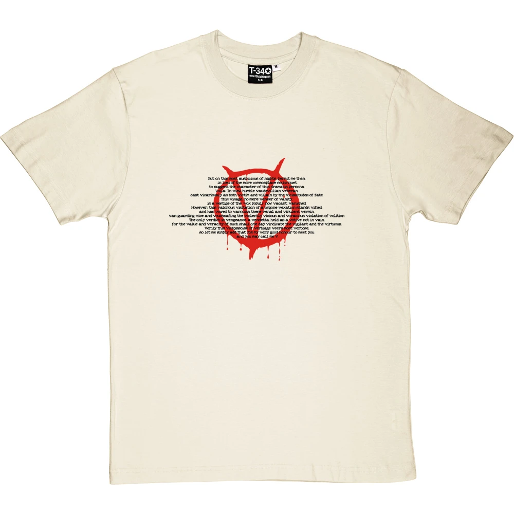 V For Vendetta T-Shirt 3 V For Vendetta T-Shirt - Image 3