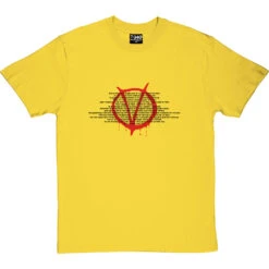 V For Vendetta T-Shirt 11 V For Vendetta T-Shirt -Tshirt Store v for vendetta tshirt 1 yellowtshirt