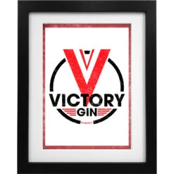Victory Gin Art Print