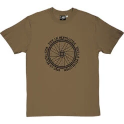 Vive Le Revolution (Bicycle) T-Shirt -Tshirt Store vive la revolution tshirt 1 olivetshirt