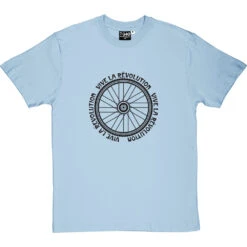 Vive Le Revolution (Bicycle) T-Shirt -Tshirt Store vive la revolution tshirt 1 skybluetshirt