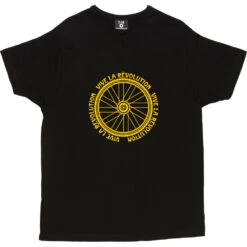 Vive Le Revolution (Bicycle) T-Shirt -Tshirt Store vive la revolution tshirt 6 black mens v neck tshirt