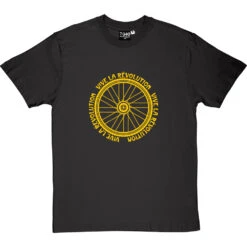 Vive Le Revolution (Bicycle) T-Shirt -Tshirt Store vive la revolution tshirt 6 charcoaltshirt