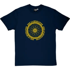 Vive Le Revolution (Bicycle) T-Shirt -Tshirt Store vive la revolution tshirt 6 navybluetshirt
