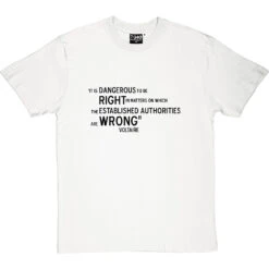 Voltaire "Right And Wrong" Quote T-Shirt 33 Voltaire "Right And Wrong" Quote T-Shirt -Tshirt Store voltaire right and wrong tshirt 1 whitetshirt