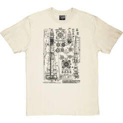 Vostok Diagram T-Shirt -Tshirt Store vostok 1 diagram tshirt 1 naturaltshirt