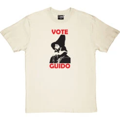 Guy Fawkes "Vote Guido" T-Shirt -Tshirt Store voteguido naturaltshirt