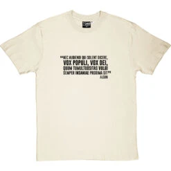 Nec Audiendi Qui Solent Dicere, Vox Populi, Vox Dei T-Shirt -Tshirt Store vox populi tshirt 1 naturaltshirt