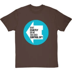 What Exactly Did We Take Back Control Of? T-Shirt -Tshirt Store what exactly did we take back control of tshirt hazelnuttshirt