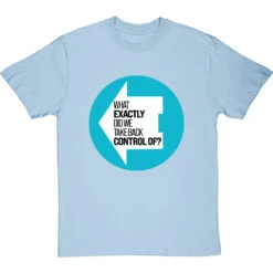 What Exactly Did We Take Back Control Of? T-Shirt -Tshirt Store what exactly did we take back control of tshirt skybluetshirt