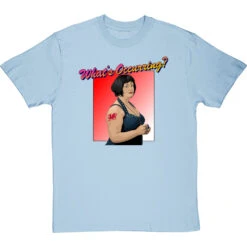 Nessa Jenkins: "What's Occurring?" T-Shirt -Tshirt Store whats occurring tshirt skybluetshirt
