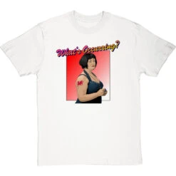 Nessa Jenkins: "What's Occurring?" T-Shirt -Tshirt Store whats occurring tshirt whitetshirt