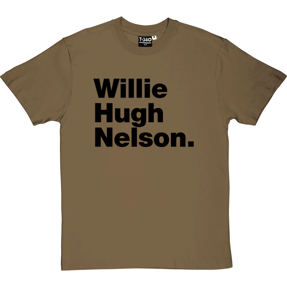 Willie Hugh Nelson T-Shirt 7 Willie Hugh Nelson T-Shirt - Image 7