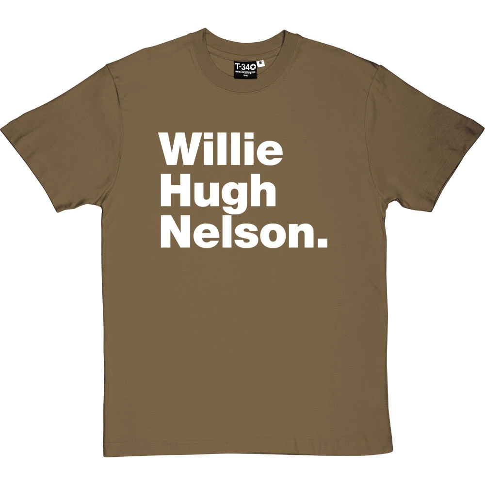 Willie Hugh Nelson T-Shirt 2 Willie Hugh Nelson T-Shirt - Image 2