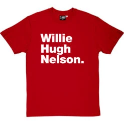 Willie Hugh Nelson T-Shirt 31 Willie Hugh Nelson T-Shirt -Tshirt Store willie hugh nelson tshirt 2 redtshirt