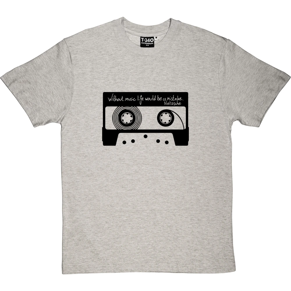 Friedrich Nietzsche "Without Music" Quote T-Shirt 17 Friedrich Nietzsche "Without Music" Quote T-Shirt - Image 17