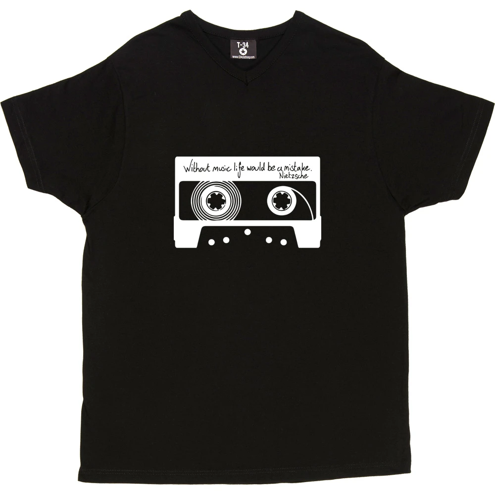 Friedrich Nietzsche "Without Music" Quote T-Shirt 18 Friedrich Nietzsche "Without Music" Quote T-Shirt - Image 18