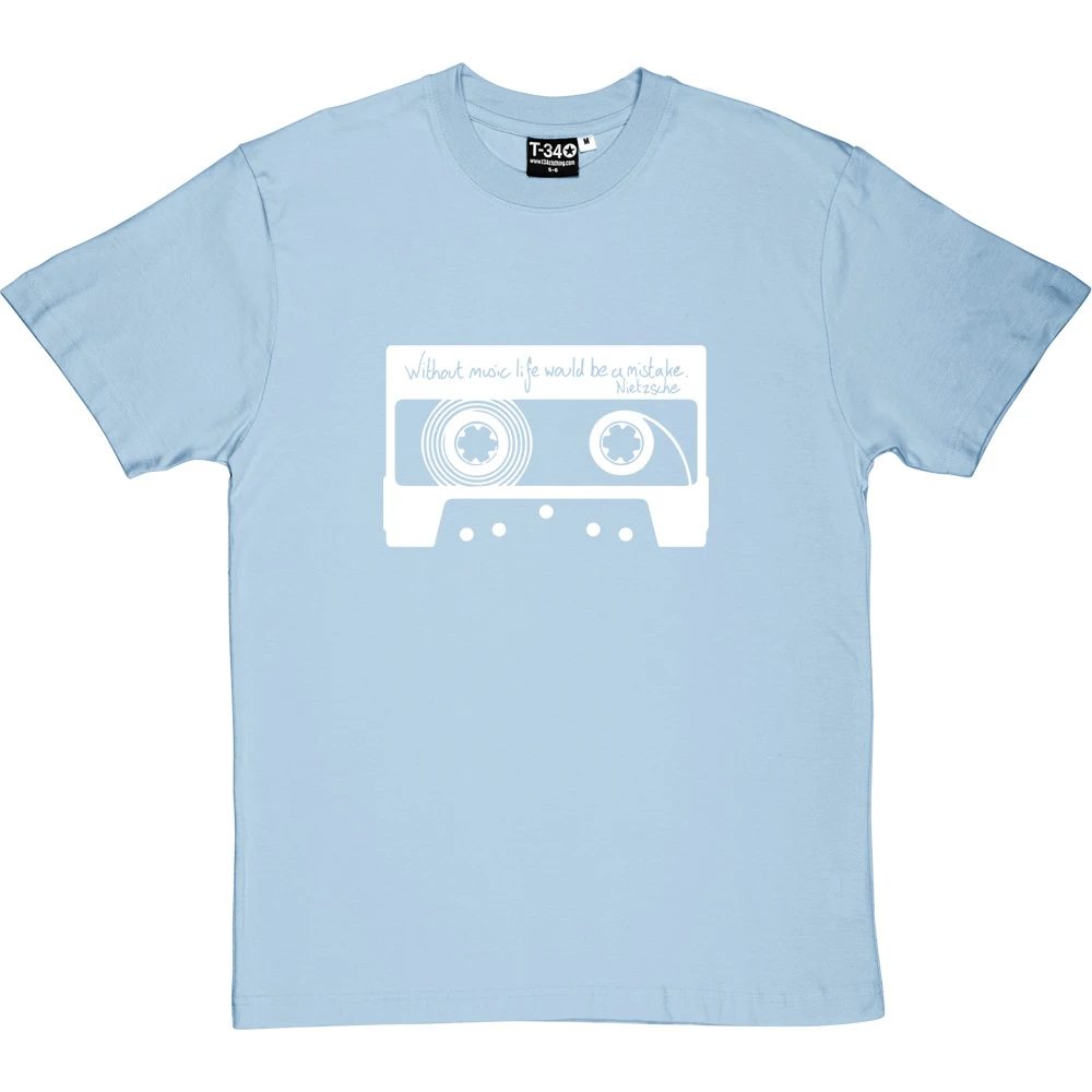 Friedrich Nietzsche "Without Music" Quote T-Shirt 19 Friedrich Nietzsche "Without Music" Quote T-Shirt - Image 19