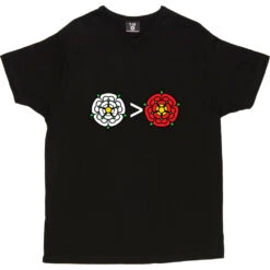 Yorkshire Is Greater Than Lancashire T-Shirt 38 Yorkshire Is Greater Than Lancashire T-Shirt -Tshirt Store yorkshire greater than lancashire tshirt 2 black mens v neck tshirt
