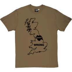 Yorkshire Right, Everywhere Else Wrong T-Shirt -Tshirt Store yorkshire right wrong tshirt 1 olivetshirt