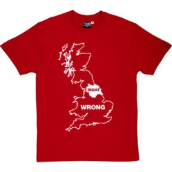 Yorkshire Right, Everywhere Else Wrong T-Shirt -Tshirt Store yorkshire right wrong tshirt 2 redtshirt